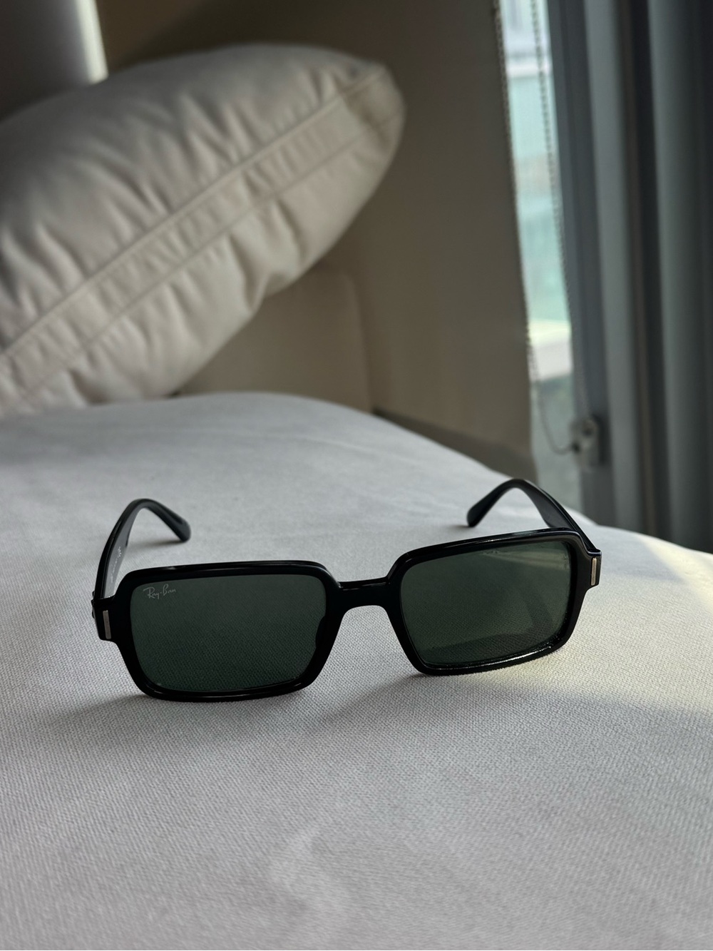 Ray-Ban Shiny Black Frame Sunglasses — Benji